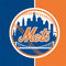MLB New York Mets Split Playstation 3 & PS3 Skin